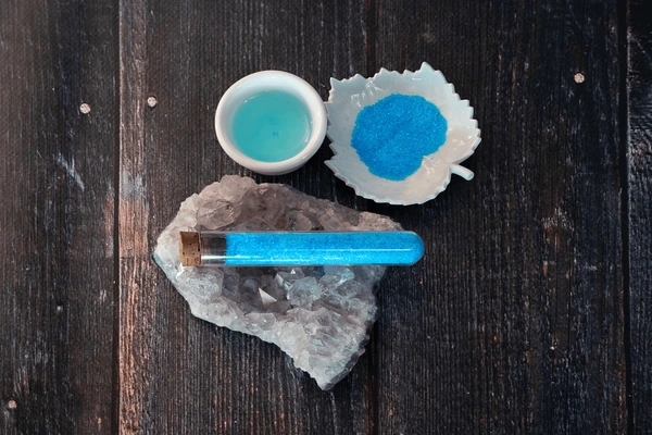Crystallization of copper sulfate