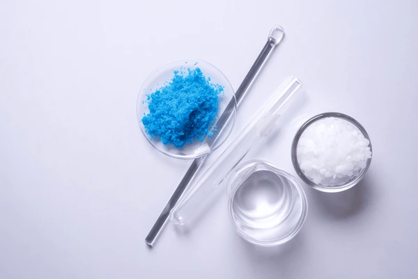 Crystallization of copper sulfate