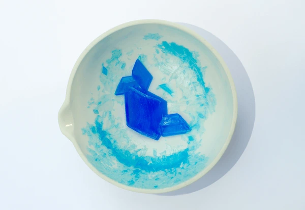 Crystallization of copper sulfate